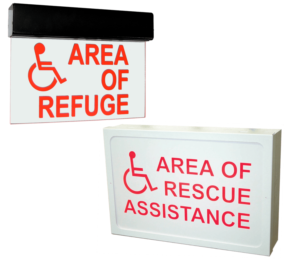 Signage - Area of Refuge (AOR) | Talkaphone