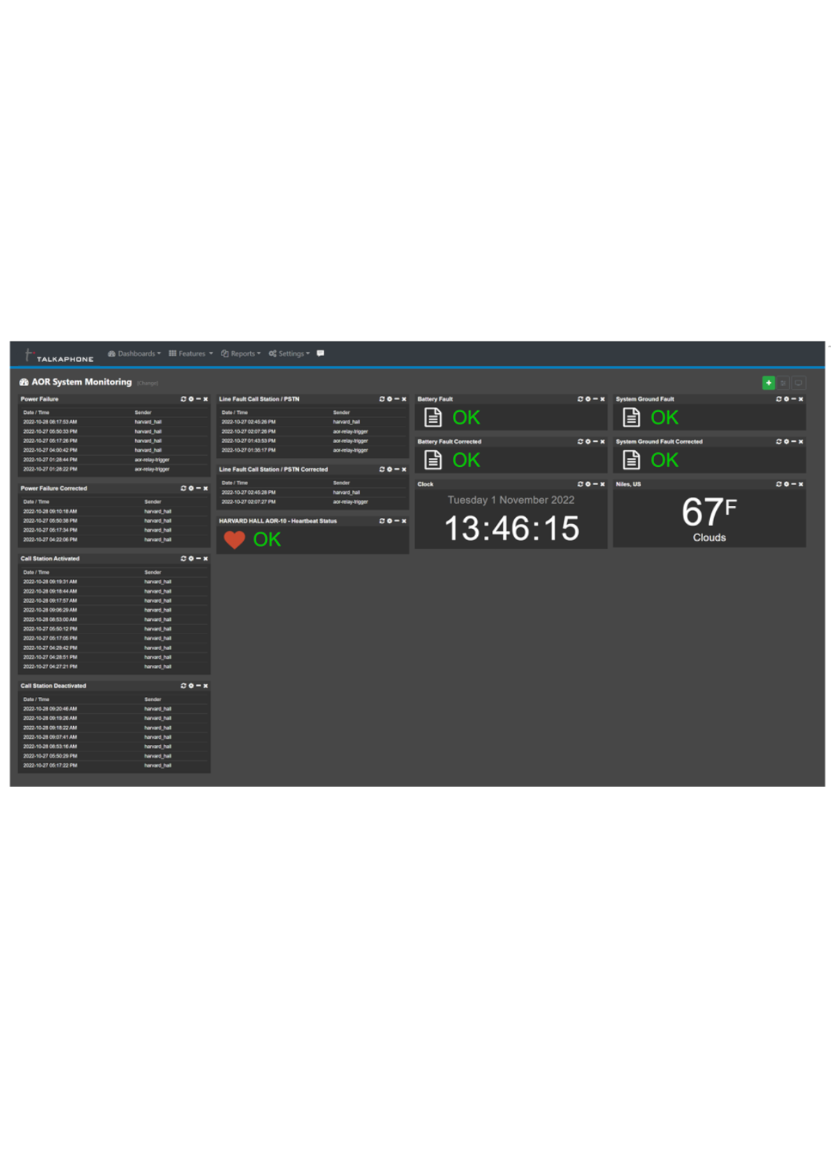 ECSM-1 Dashboard