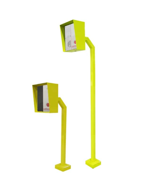 pedestal for emergency pool phone