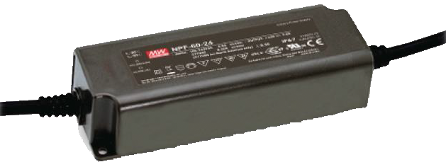 Outdoor-rated Class 2 Power Supply 12VDC, 5A Output