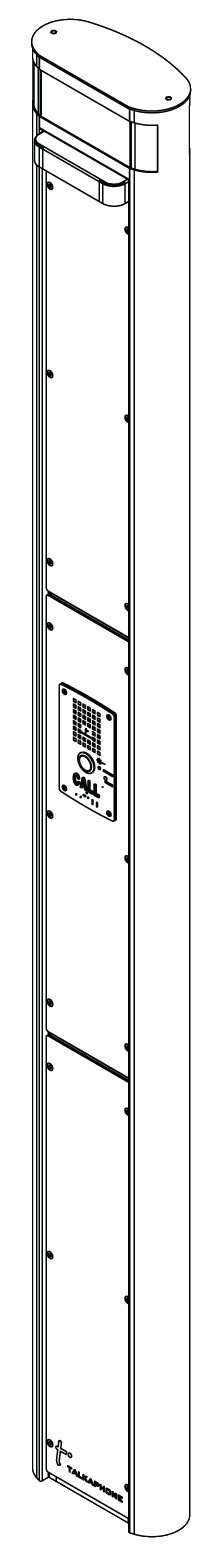 VIA Series Assistance Tower with IP Call Station