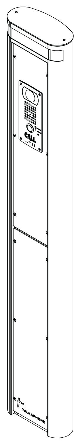 VIA Series Access Control Pedestal (55-inch) with IP Video Call Station