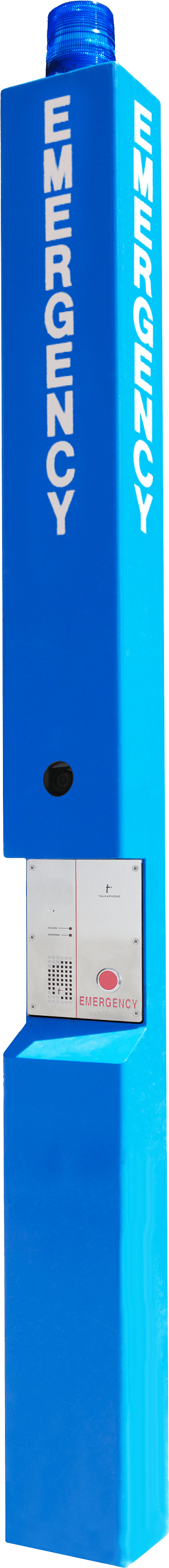Blue Light Phone Tower, Fixed Camera Ready