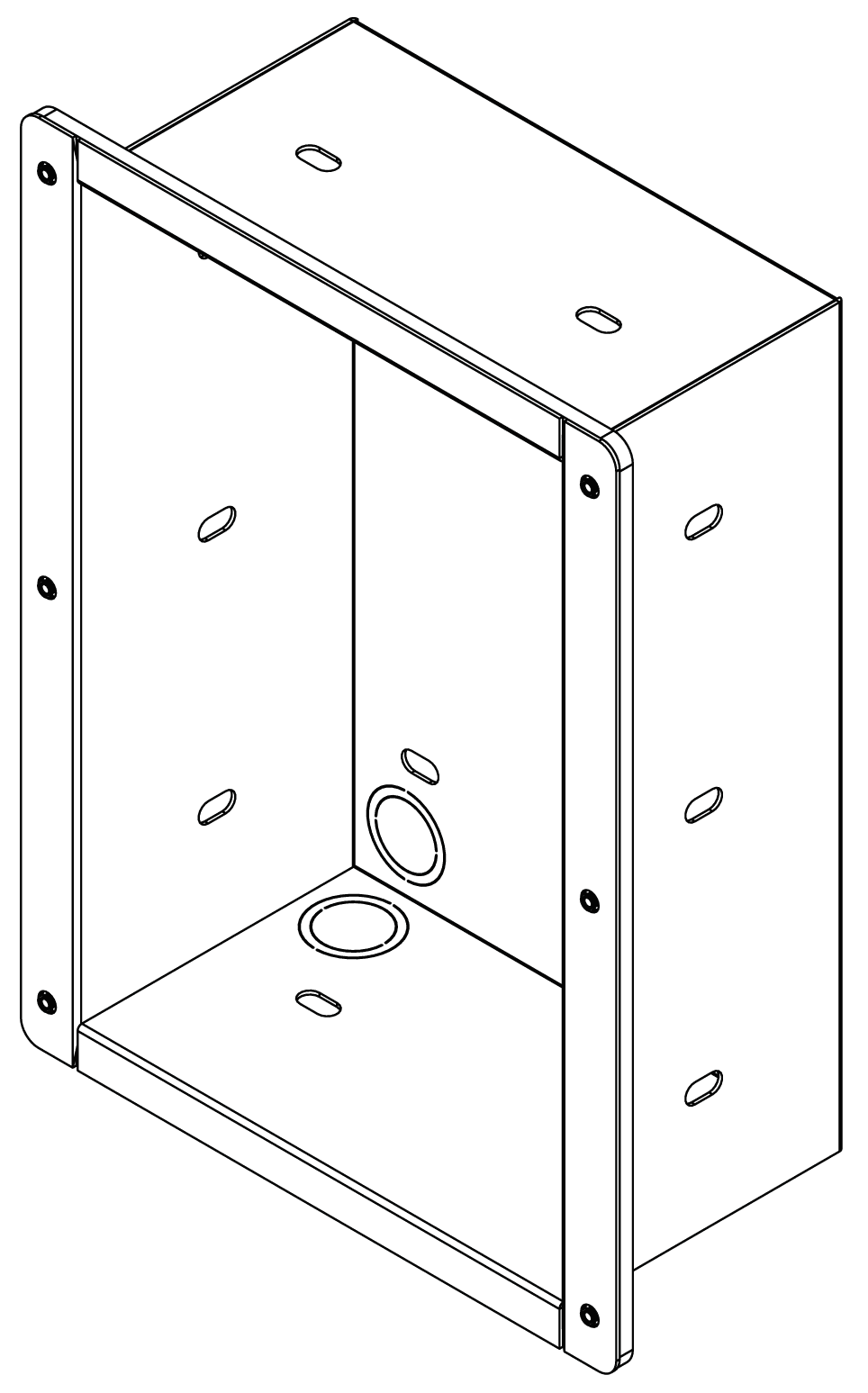 Flush Mount Sleeve for 500 Series and 600 Series Call Stations