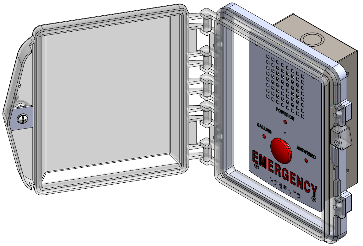 Protective Cover for Flush Mounted ETP-120 Series and Area of Refuge Call Stations