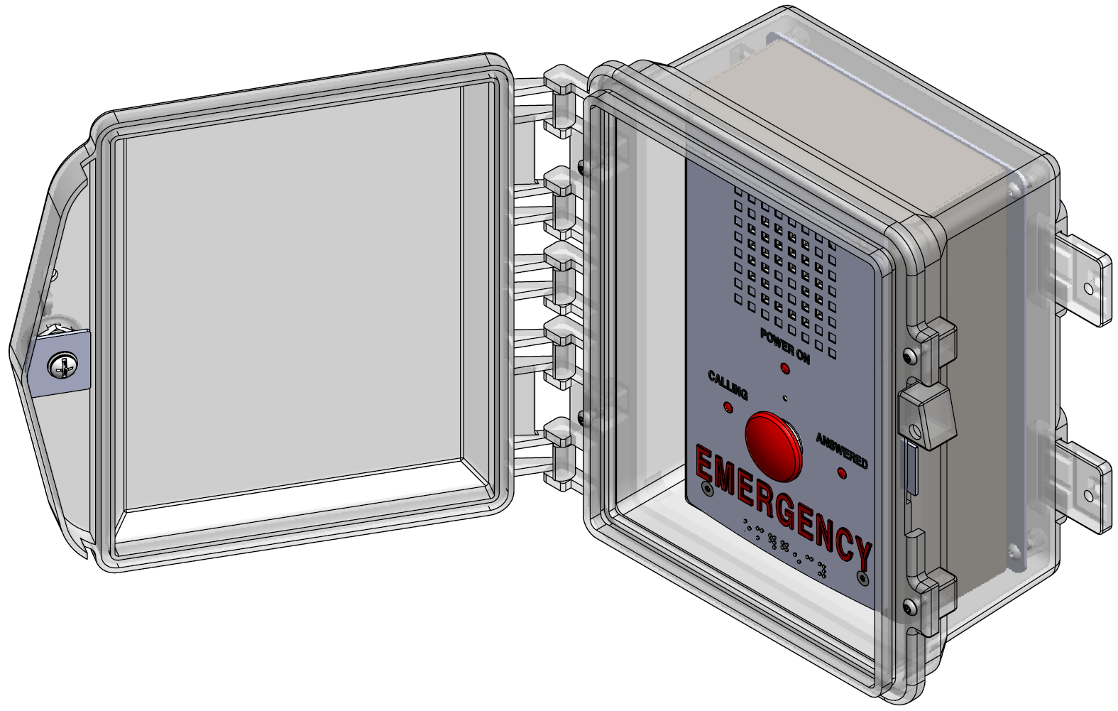 Protective Cover for Surface Mounted ETP-120 Series and Area of Refuge Call Stations