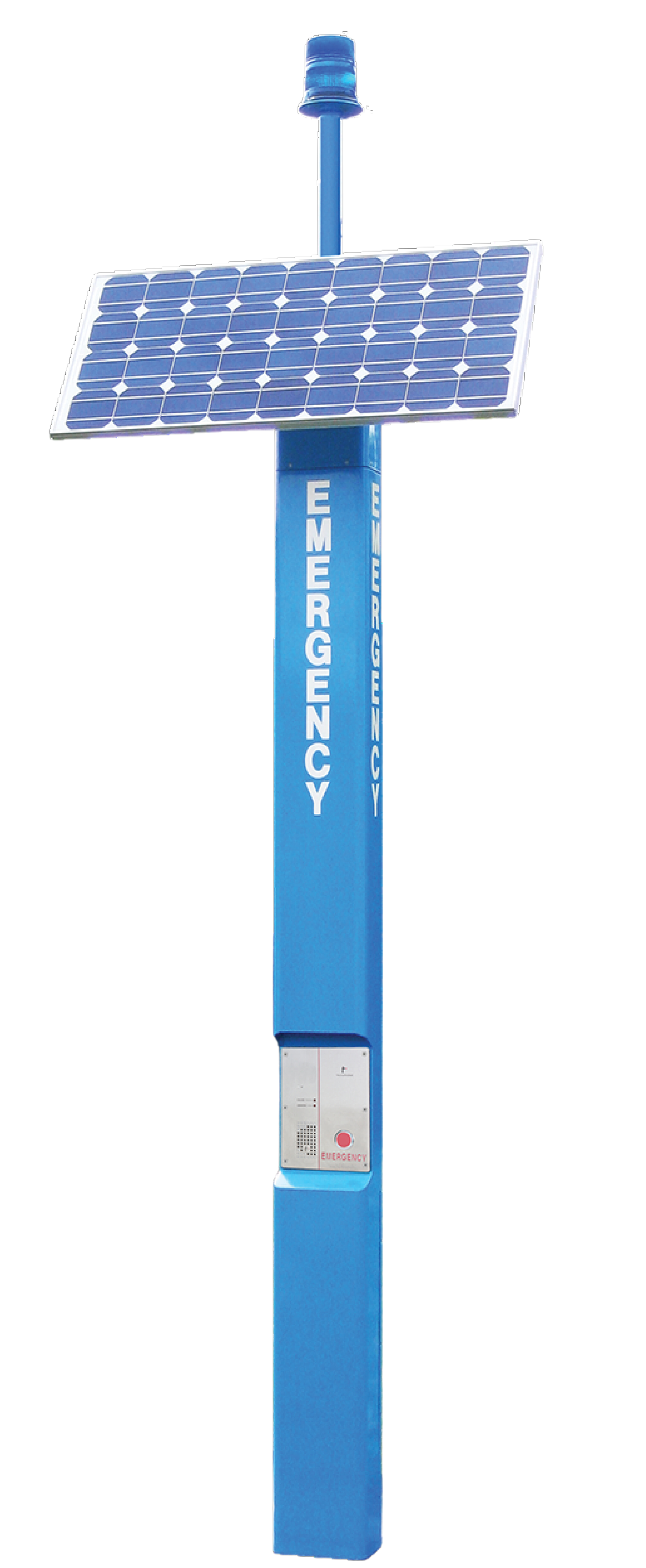 Wireless Blue Light Phone Tower (Version 2) for Upper Region with ETP-520EC and AT&T SIM Card