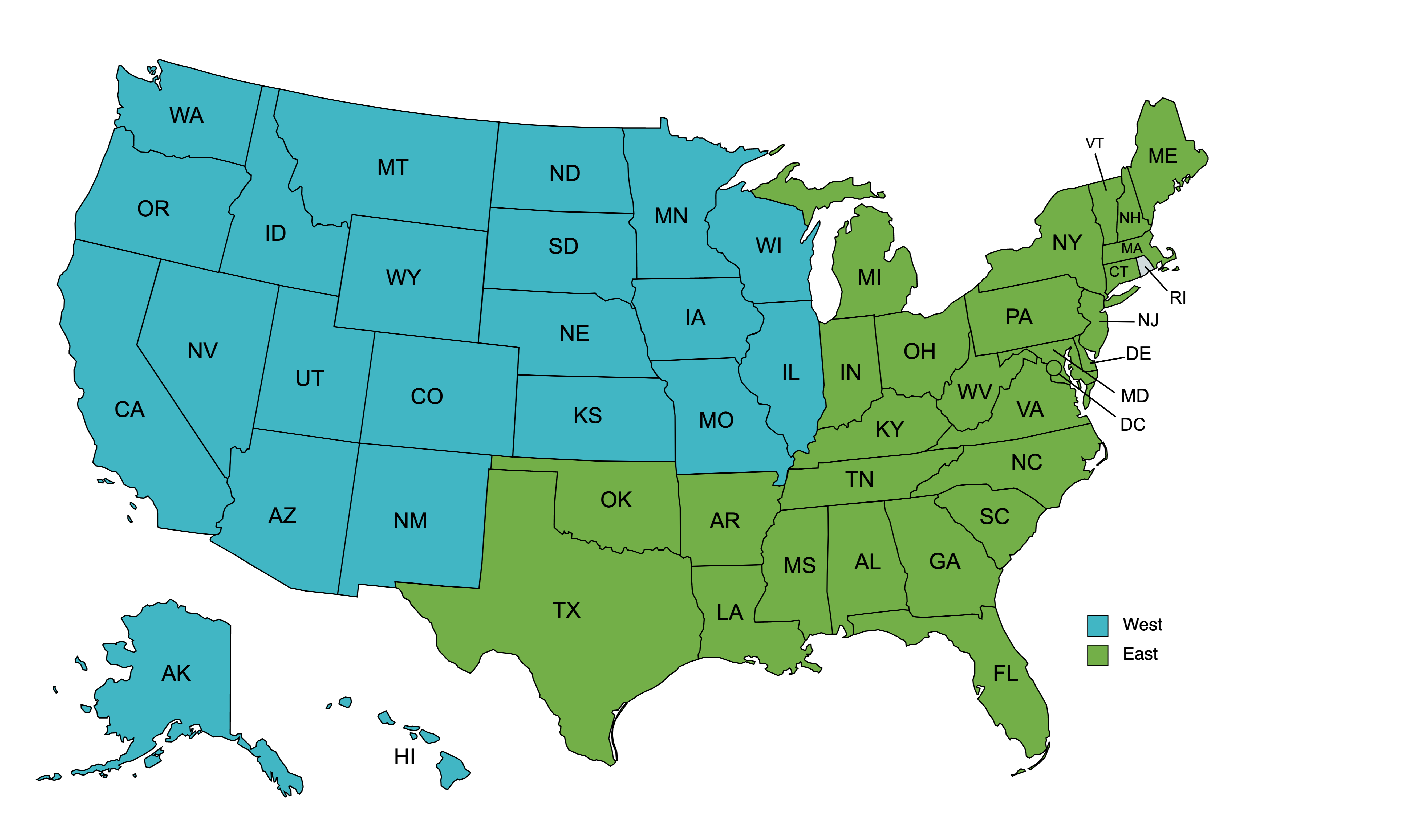 TAP US MAP WEST AND EAST 2022-1 TAP US MAP WEST AND EAST 2022-1
