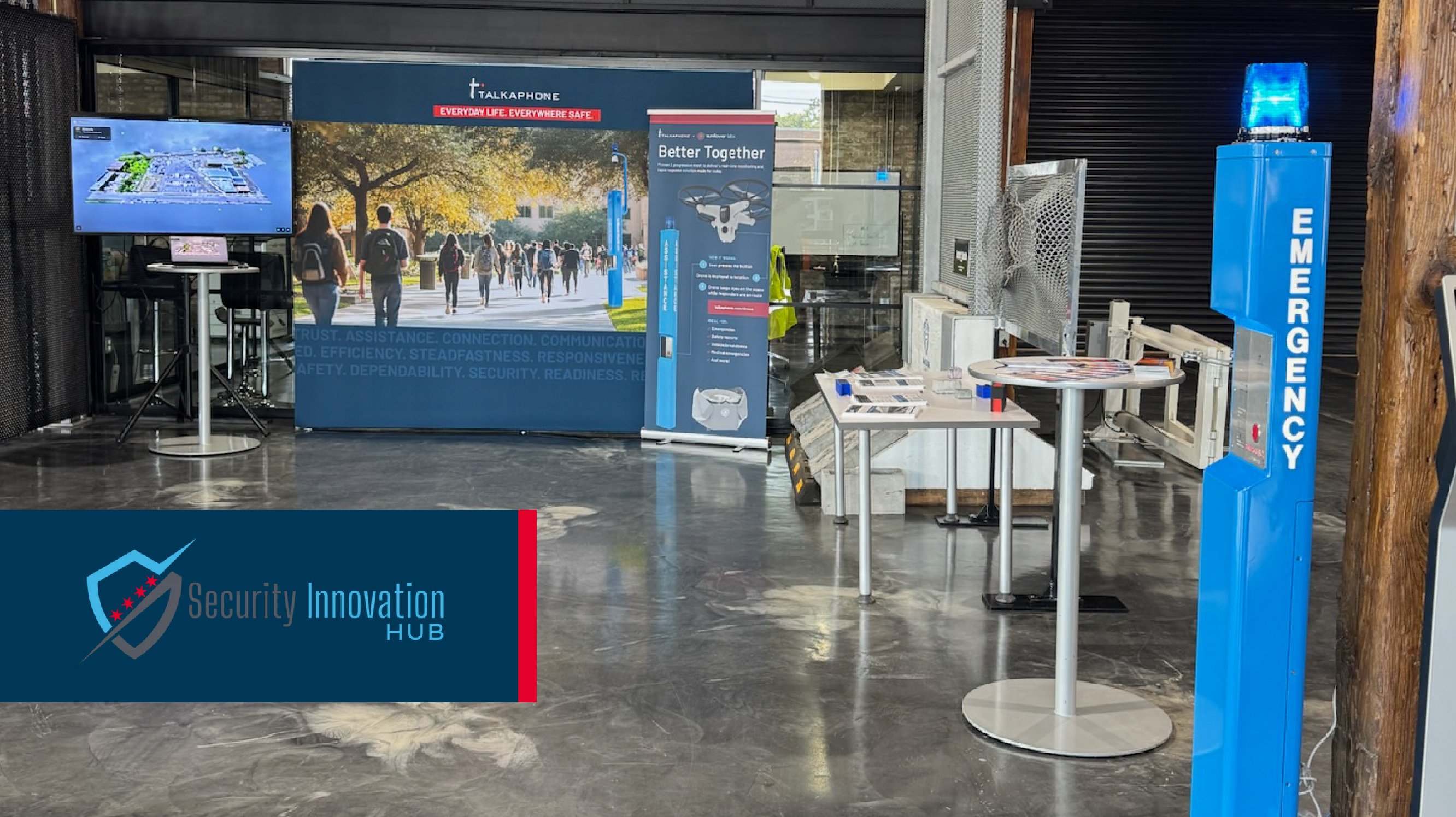 Talkaphone’s Emergency Phone + Autonomous Drone Integration Joins Security Innovation Hub in Chicago