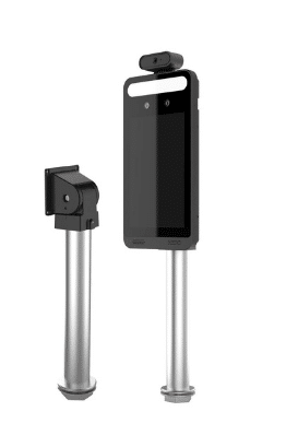 Turnstile Pole Mount for Biometric Screening Panel