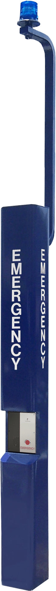 Radius Emergency Phone Tower with CCTV Arm