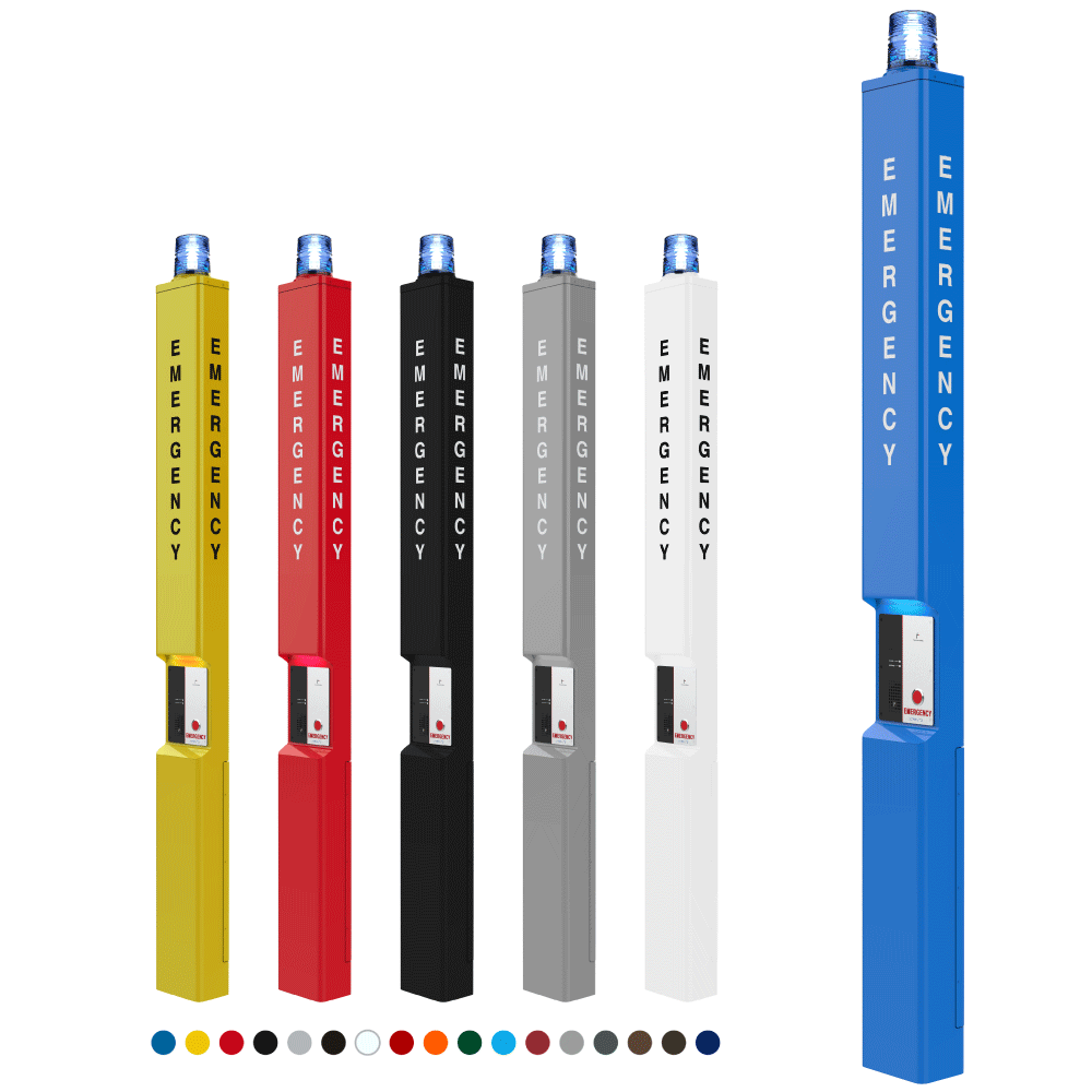 ECO TOWER™ - Aluminum Blue Light Phone Tower