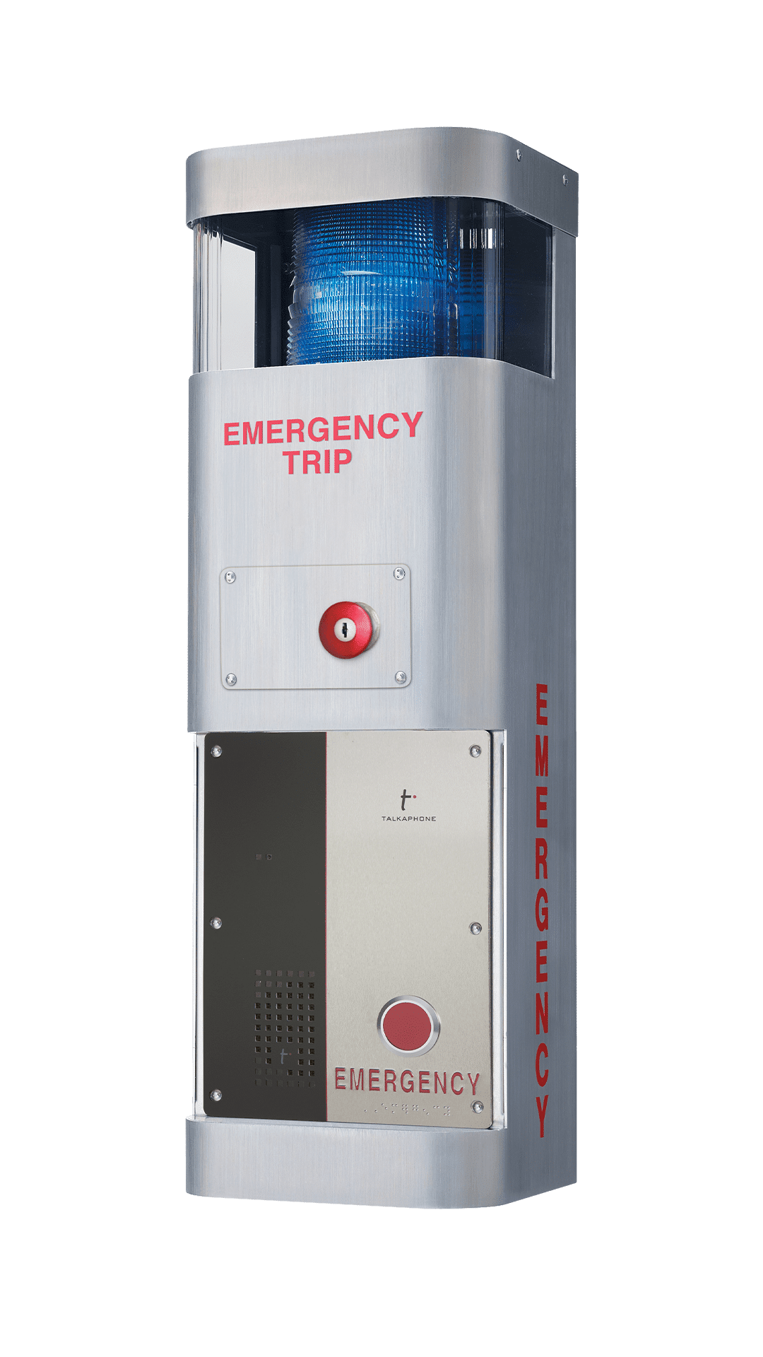 Wall-Mounted  Blue Light Station with Emergency Trip