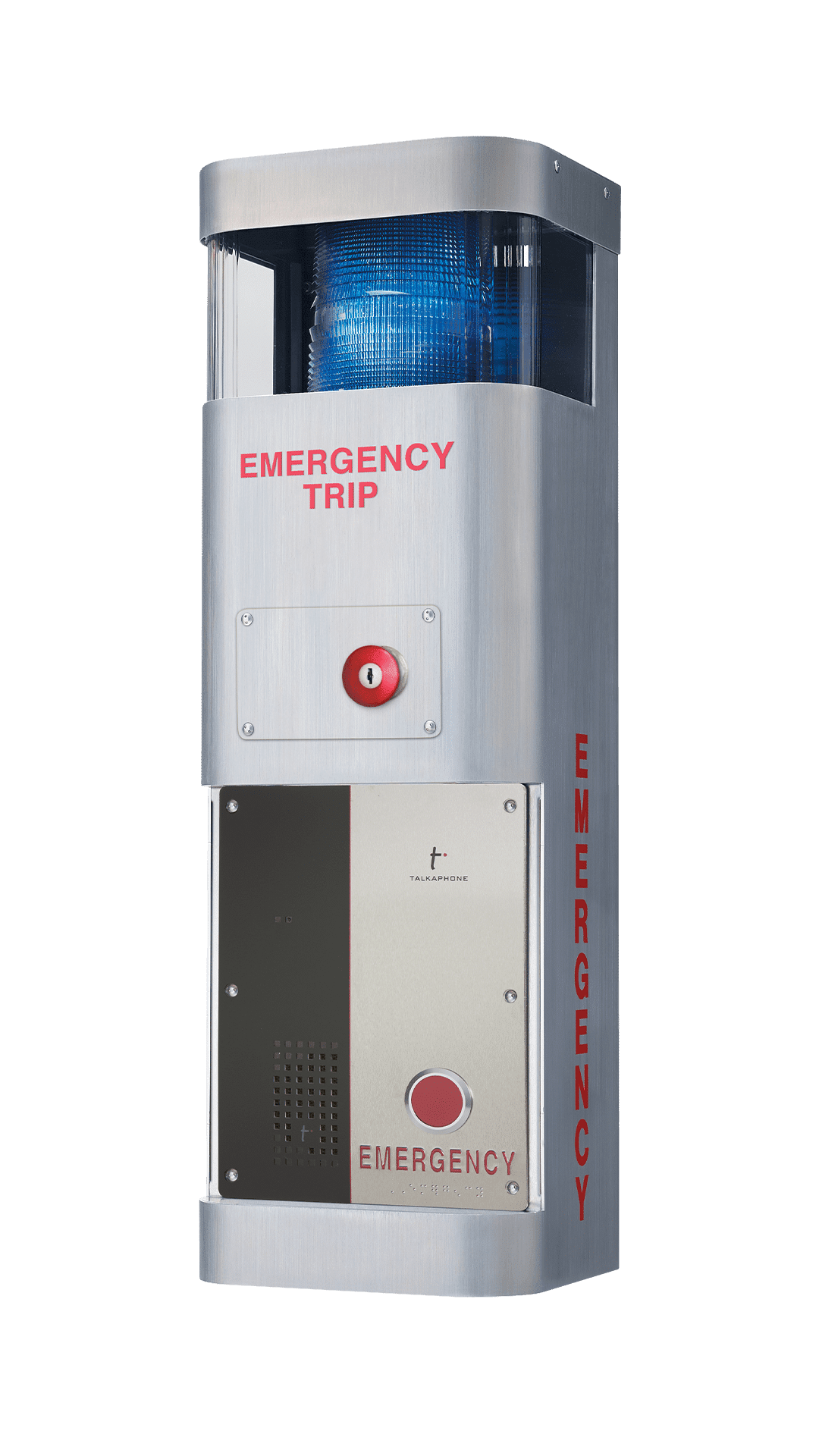 Wall-Mounted Blue Light Station with Emergency Trip