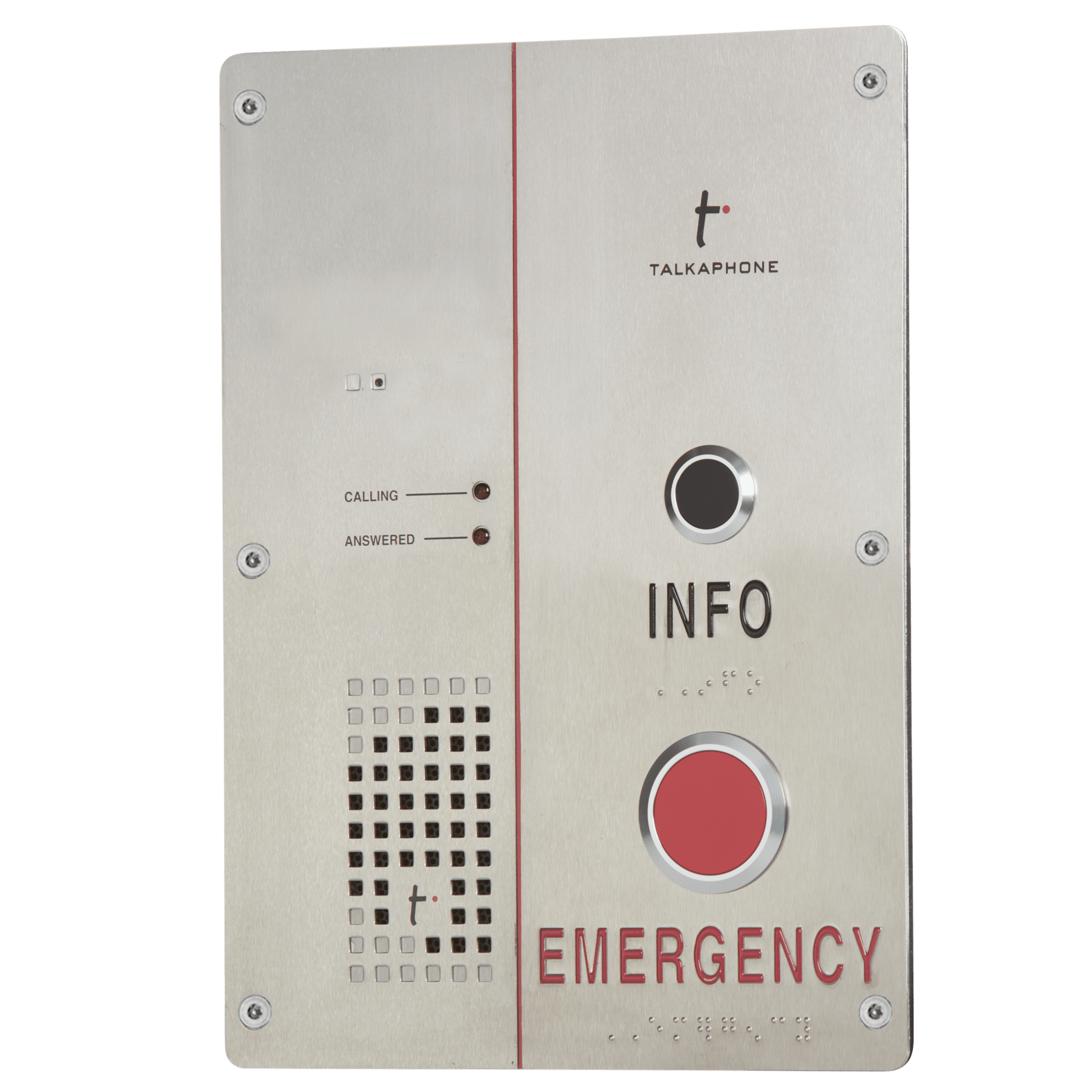 Dual Emergency/Info Button Analog Call Station