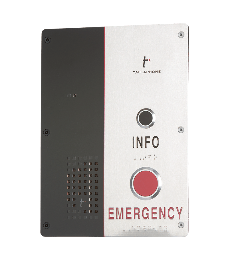 Dual Button Emergency/Info IP Call Station
