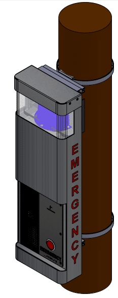 Wall Mount Pole Mounting Kit